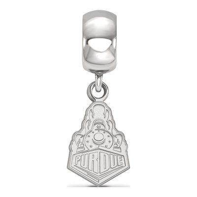 Purdue University Sterling Silver Small Boilermakers Train Dangle Bead – view 3