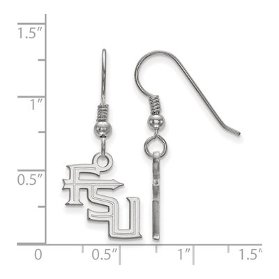 Florida State University Sterling Silver FSU F-S-U Earrings – view 2
