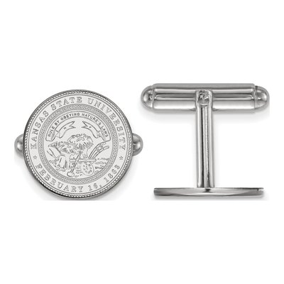 Kansas State University Crest Cuff Links