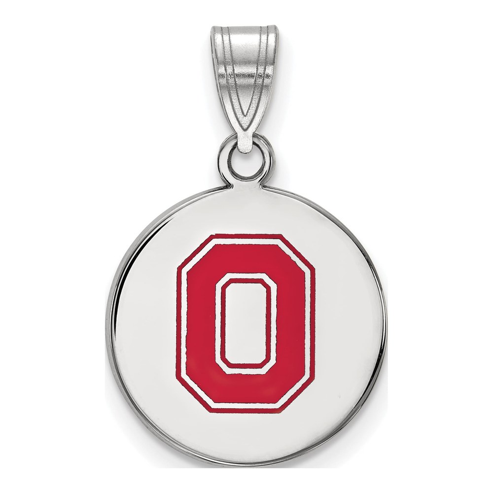 Ohio State Letter O Enamel Pendant