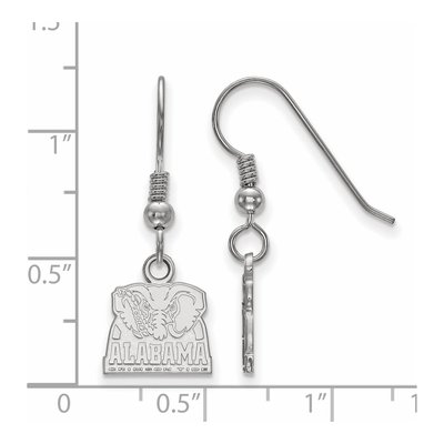 University of Alabama Sterling Silver Elephant Earrings – view 2
