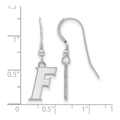 University of Florida Sterling Silver Letter F Earrings – view 2