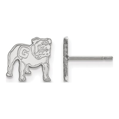 University of Georgia Sterling Silver UGA Bulldog Earrings