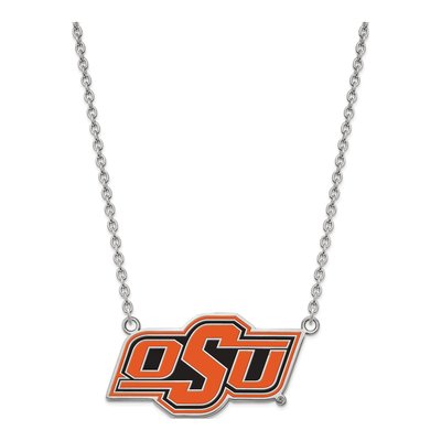 Oklahoma State University Sterling Silver Large O-S-U Pendant Necklace – view 2
