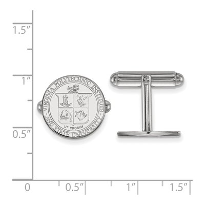 Virginia Tech Crest Cuff Links – view 2