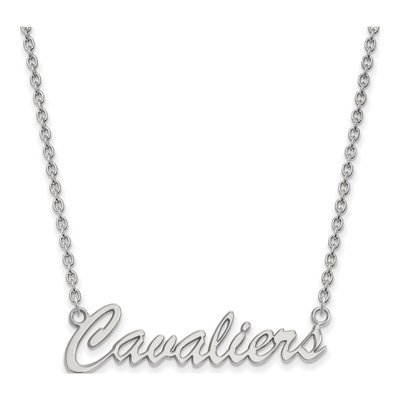 University of Virginia Sterling Silver Medium UVA Cavaliers Script Necklace