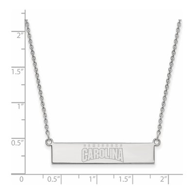University of South Carolina Sterling Silver Small Bar Necklace – view 2