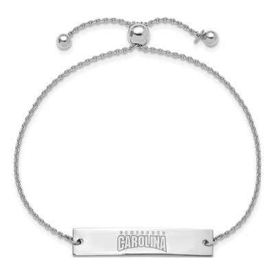 University of South Carolina Sterling Silver USC Gamecocks Bar Bracelet – view 2