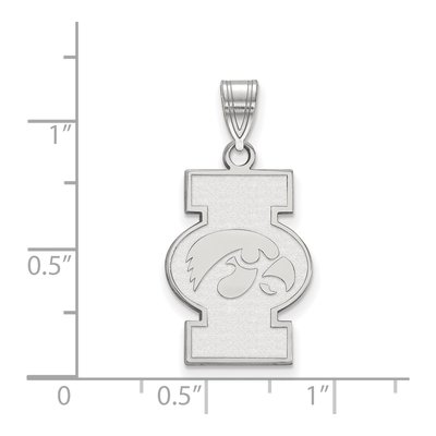 University of Iowa Sterling Silver Large Pendant – view 2
