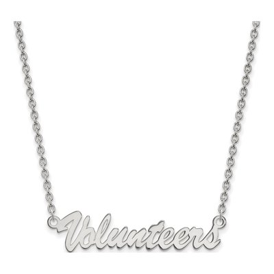 University of Tennessee Sterling Silver Medium Volunteers Script Necklace