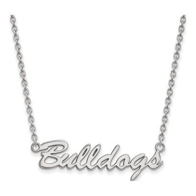 University of Georgia Sterling Silver UGA Bulldogs Script Necklace