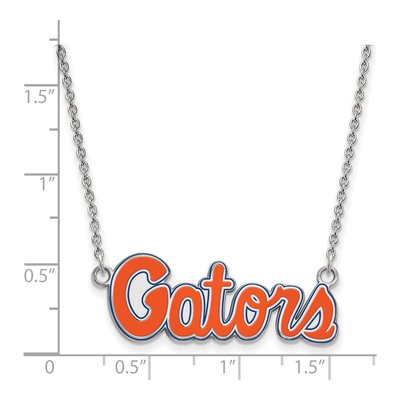 University of Florida Sterling Silver Small Of Gators Necklace – view 2