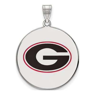 University of Georgia Sterling Silver Extra Large Letter G Pendant