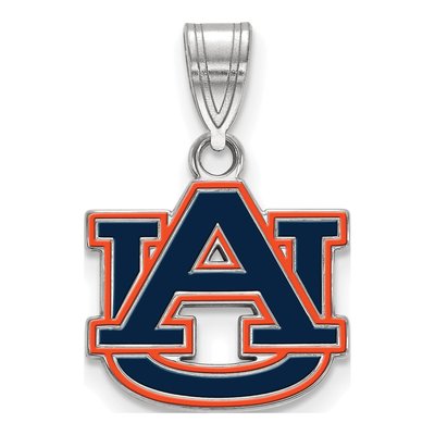 Auburn University Sterling Silver A-U Pendant
