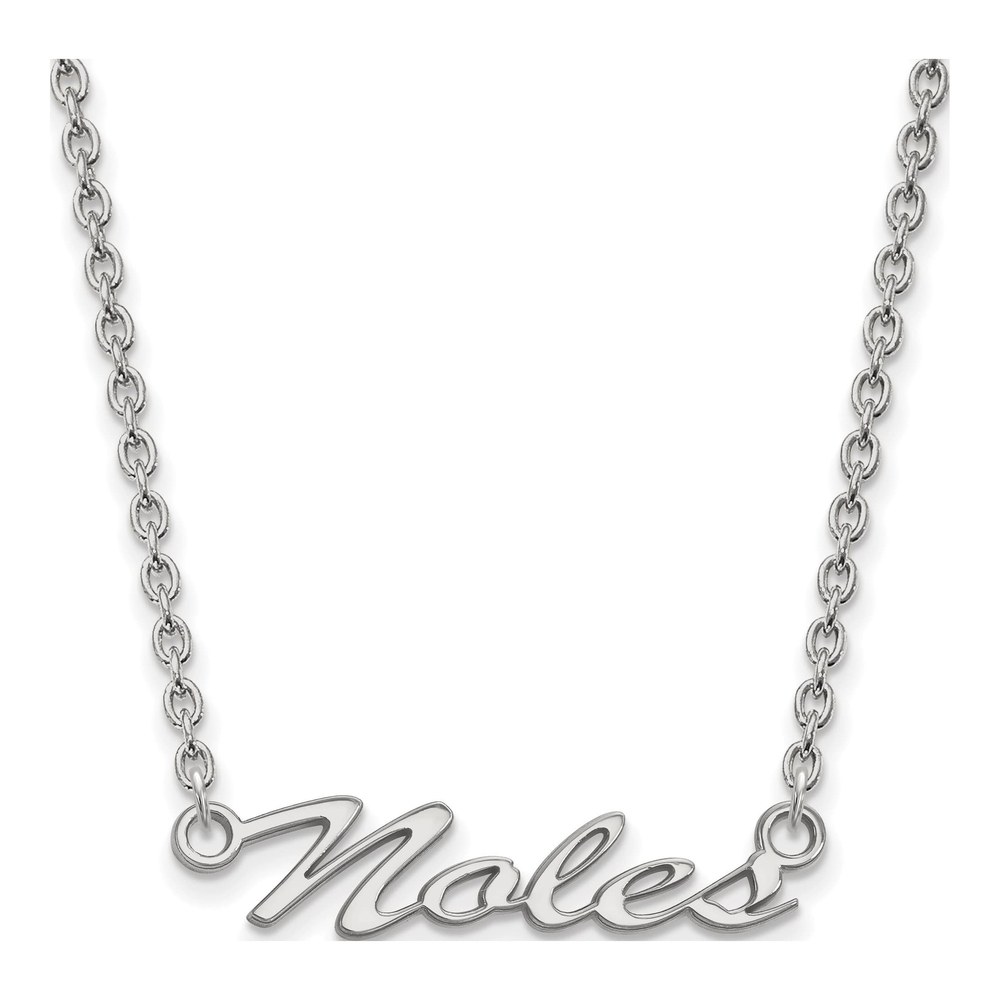 Florida State University Sterling Silver Medium FSU Noles Script Necklace