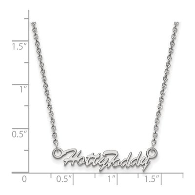 University of Mississippi Sterling Silver Small Ole Miss Hotty Toddy Necklace – view 2