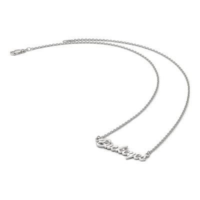 Ohio State University Sterling Silver Medium Buckeyes Script Pendant – view 3