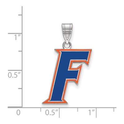 University of Florida Sterling Silver Large Letter F Pendant – view 2