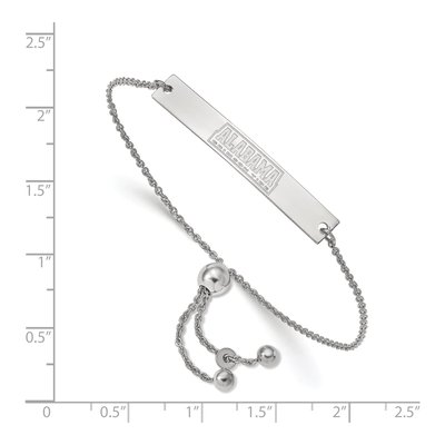 University of Alabama Sterling Silver Bar Bracelet – view 3
