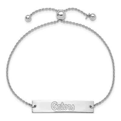 University of Florida Sterling Silver Gators Bar Bracelet – view 2