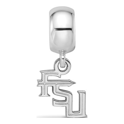 Florida State University Sterling Silver FSU Extra Small Dangle Bead – view 5