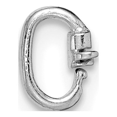 Sterling Silver Link Lock Setting Component