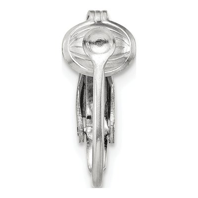 Sterling Silver 3mm Non-Pierced Ear Clip Finding – view 2