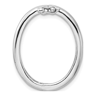 Sterling Silver Rhodium-Plated Necklace Shortener – view 3