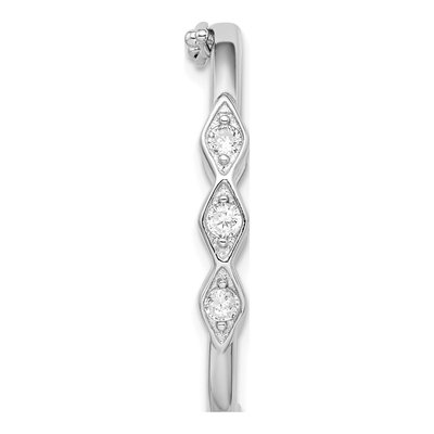 Sterling Silver CZ Necklace Shortener – view 3