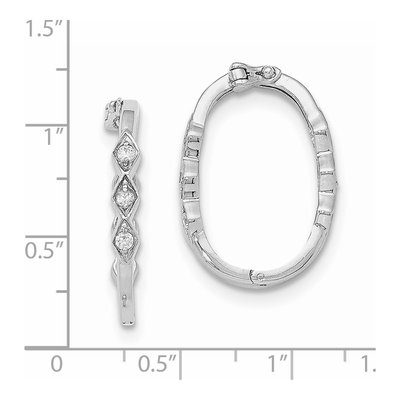 Sterling Silver CZ Necklace Shortener – view 6