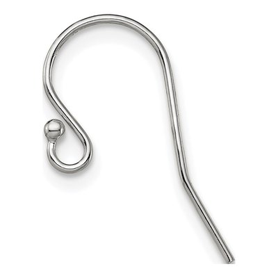 Sterling Silver Ball End Ear Wire