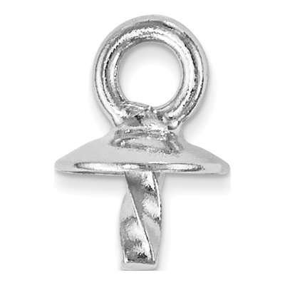 Sterling Silver 3mm Cup & Peg Earring Finding