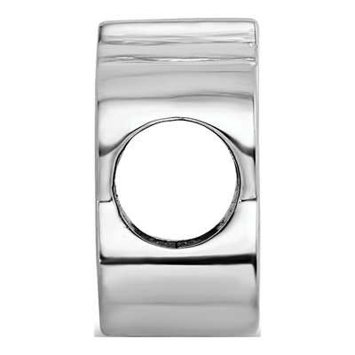 Colorado Avalanche Sterling Silver Letter A Bead – view 3