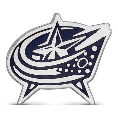 Columbus Blue Jackets Sterling Silver Enameled Bead – view 5