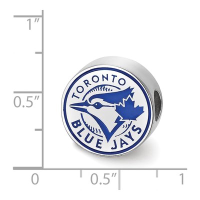 Toronto Blue Jays Sterling Silver Enameled Bead – view 4