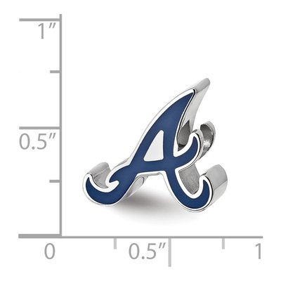 Atlanta Braves Sterling Silver Enameled Bead – view 4