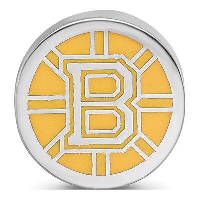 Boston Bruins Sterling Silver Enameled Bead – view 5