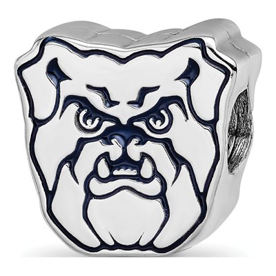 Butler University Sterling Silver Bulldog Bead