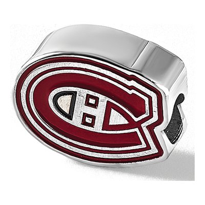 Montreal Canadiens Sterling Silver Enameled Bead – view 7