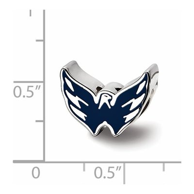 Washington Capitals Sterling Silver Enamel Bead – view 4