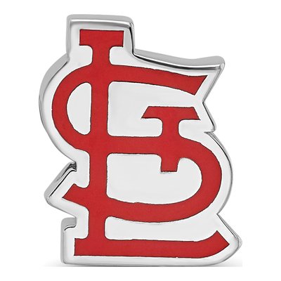 St. Louis Cardinals Sterling Silver Enamel Bead – view 5