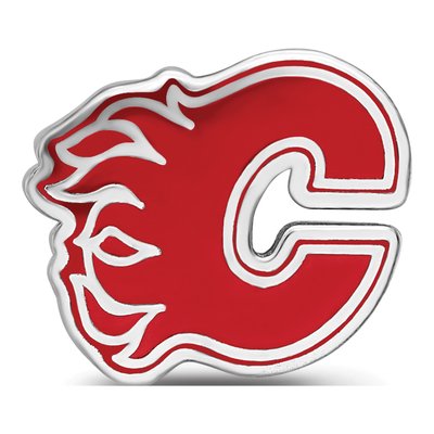 Calgary Flames Sterling Silver Letter C Bead – view 5