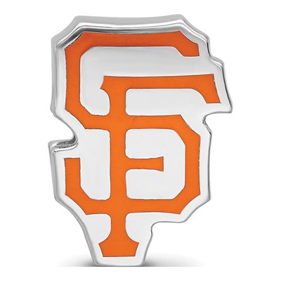 San Francisco Giants Sterling Silver S-F Enamel Bead – view 5