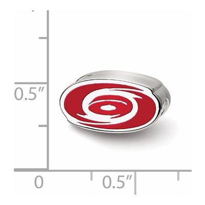 Carolina Hurricanes Sterling Silver Enameled Bead – view 4