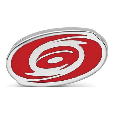 Carolina Hurricanes Sterling Silver Enameled Bead – view 5