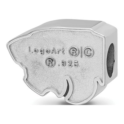 Kansas State University Sterling Silver Wildcat Bead – view 6