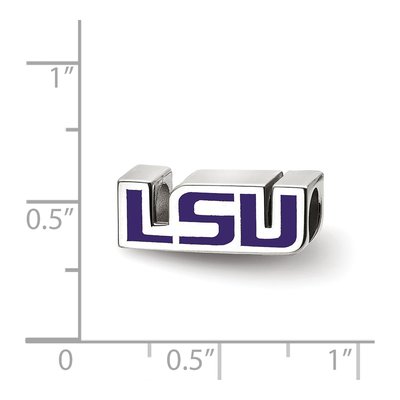 Louisiana State University Sterling Silver LSU Bead – view 4
