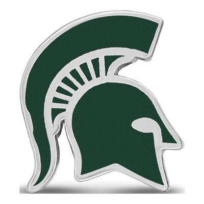 Michigan State University Sterling Silver Spartan Bead – view 5
