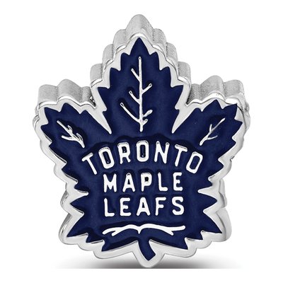 Toronto Maple Leafs Sterling Silver Enamel Bead – view 5