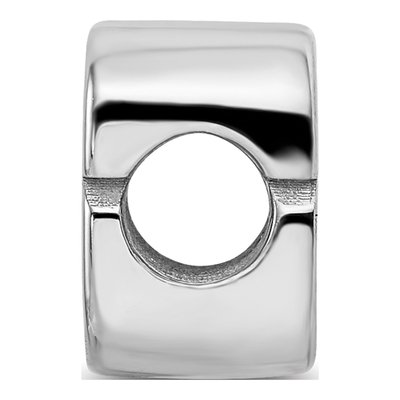 North Carolina State University Sterling Silver NC N-C-S Bead – view 3